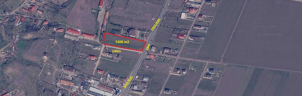 Teren intravilan 5300 mp, E85 Posta Calnau 40 €/m² neg.