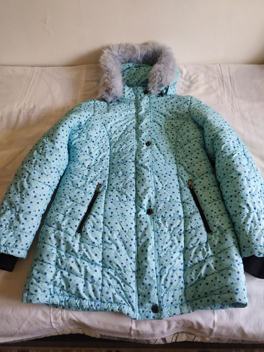 Куртка женская голубого цвета