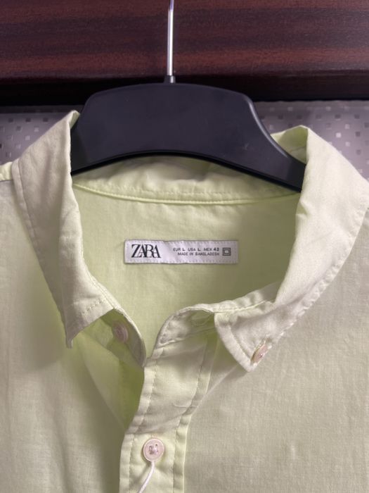 Camasa galbena neon Zara - marimea L - noua cu eticheta