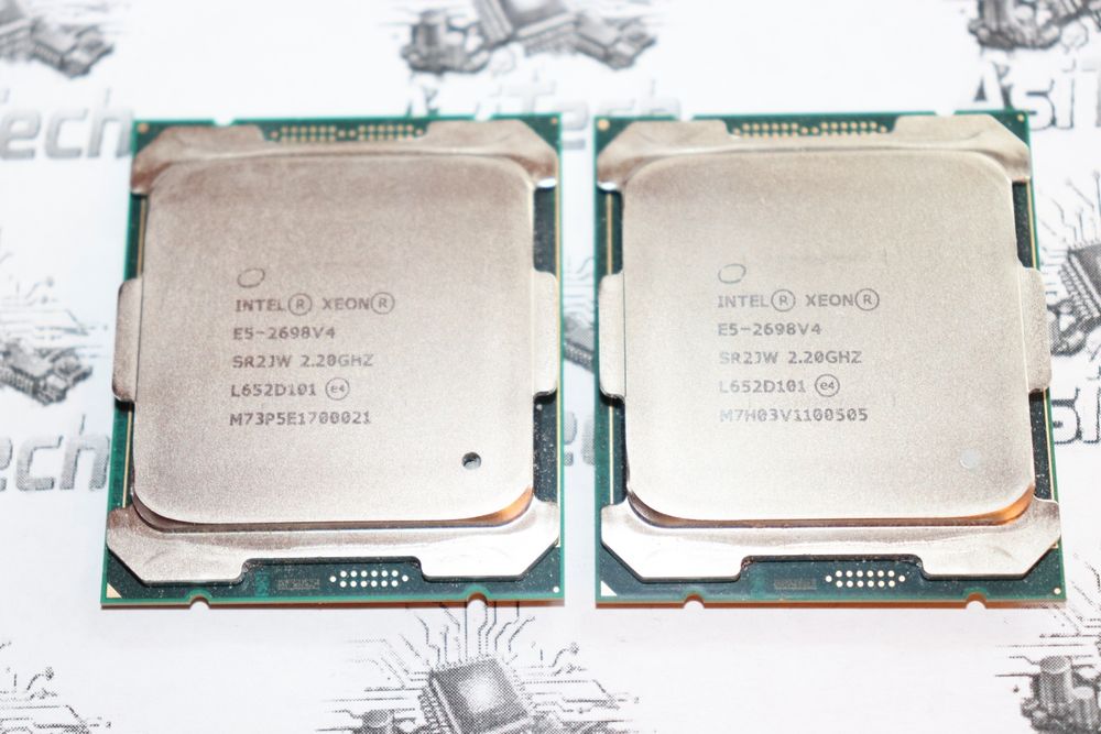 2 x Procesor Intel Xeon E5-2698 V4 20 Cores / 40 Th 2.2-3.6GHz 135W Cache 50mb Socket 2011-3