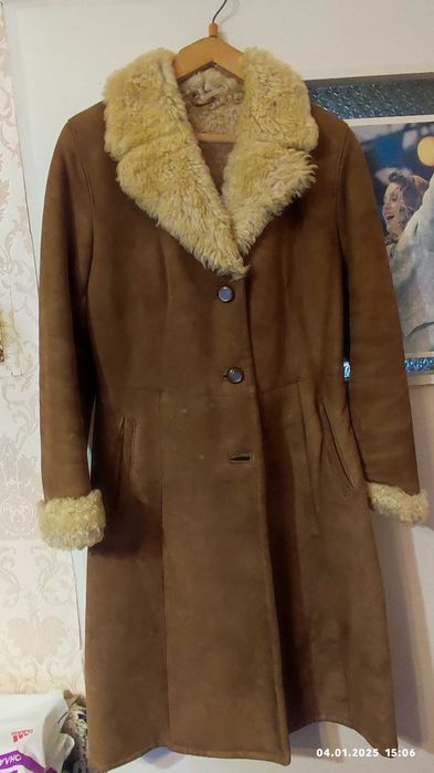 Дамски кожух естествена кожа