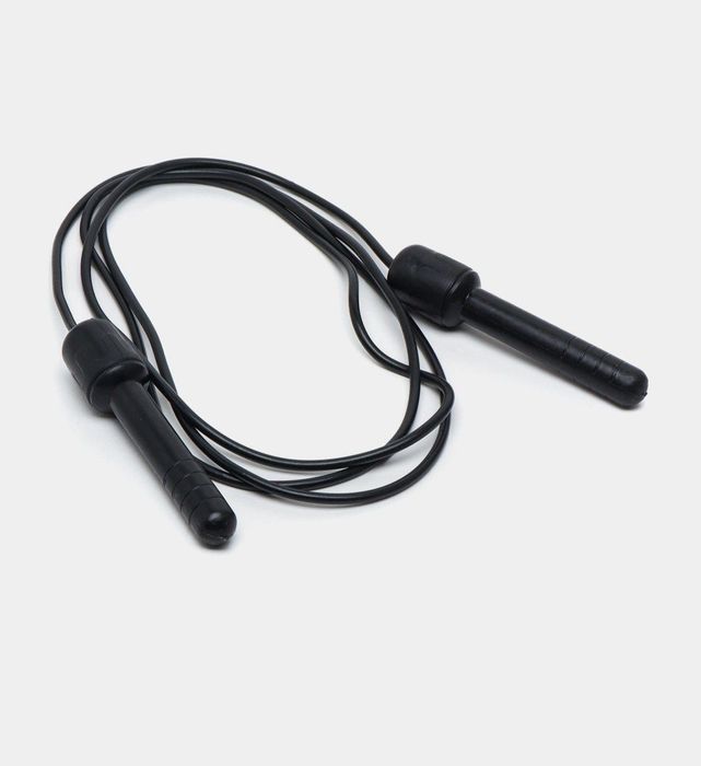 Скакалка резиновая, черного цвета