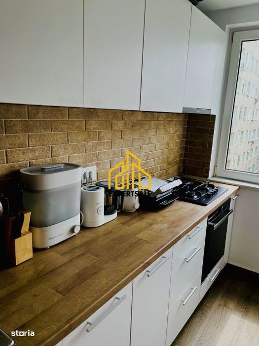 2 camere | 10 sec metrou Raul Doamnei | Renovat 2023 | Mobilat | Etaj