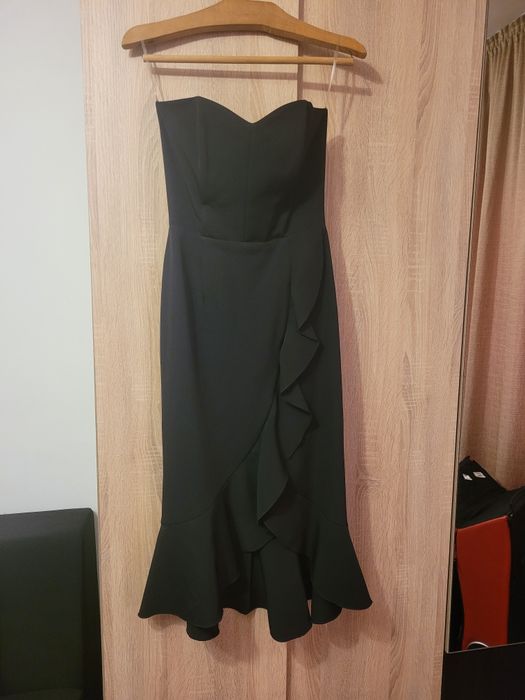 Rochie Poema fara bretele neagra
