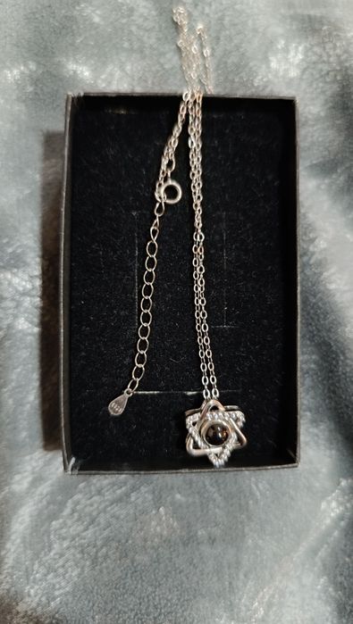 Бижютерия Кулон Цепочка Серебро 925