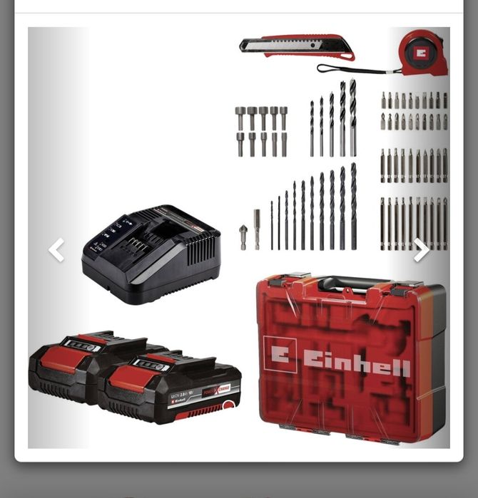Einhell Power X-Change TE-CD 18/40 Li +69 (2x2,0 Ah) 4513934 Mașină de
