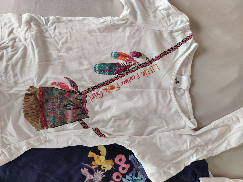 Блузи за момиче с дълъг ръкав 110-116см