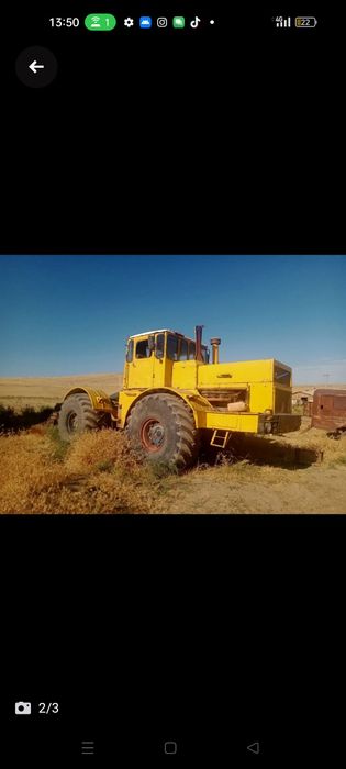 К 700 на ходу с плугом