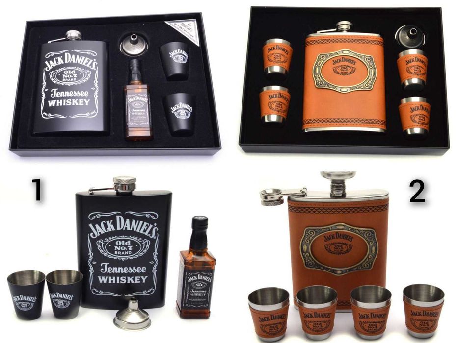 Подаръчен Комплект - Манерка с Аксесоари Jack Daniels и други !!!