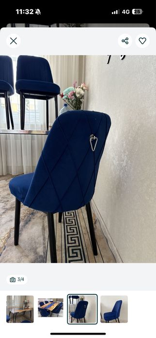 Стол 150/85 6 шту стулья