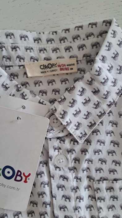 Детска риза със слончета CikoBY