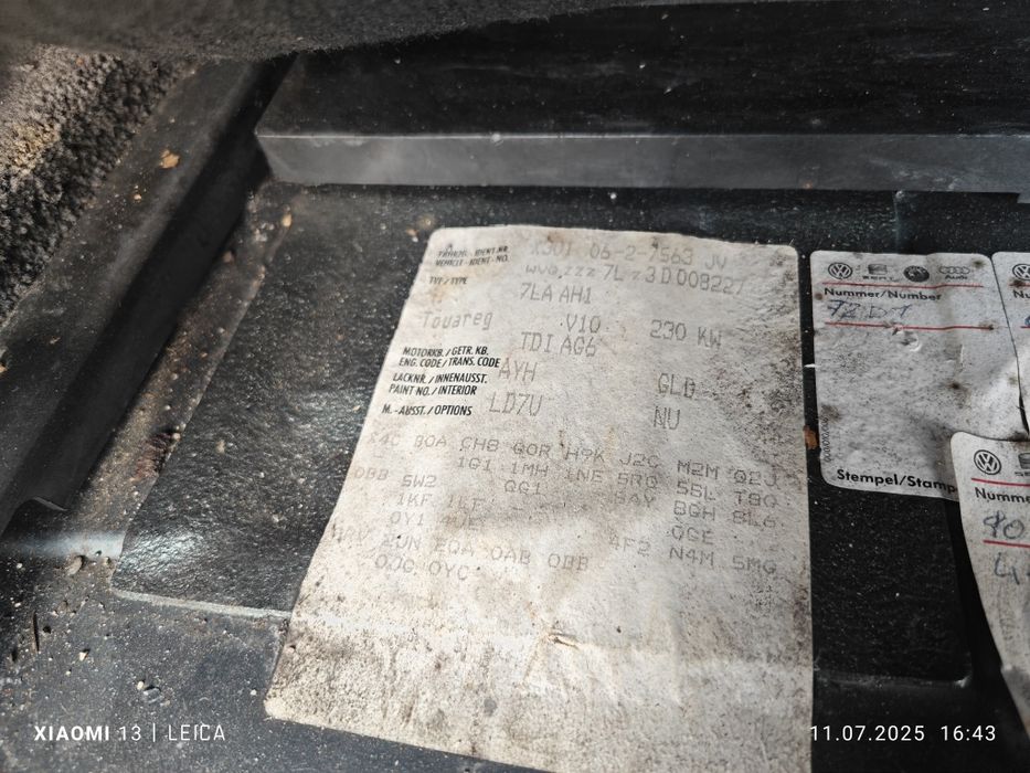 Двигател v10 tdi 313 AYH