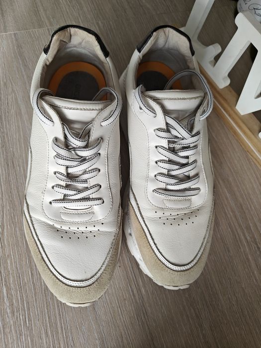 Adidasi din piele Bigotti