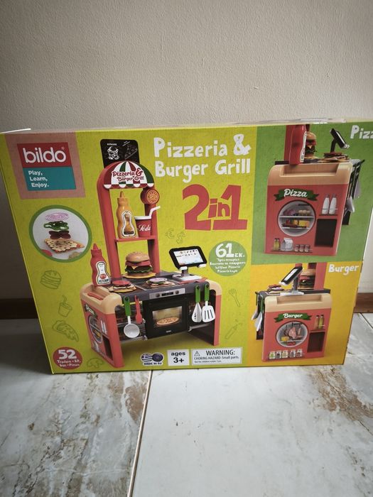Детска кухня 2в1 пицария и грил.