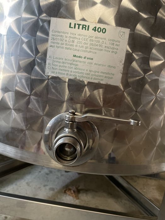 Butoi inox 400l