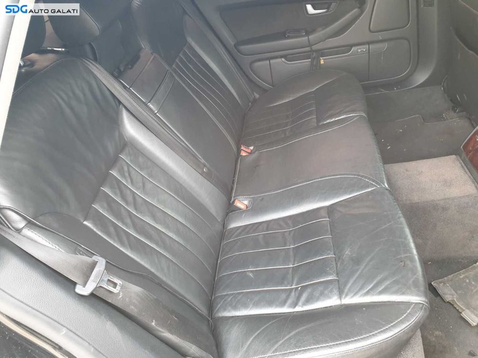Bancheta cu Spatar Spate Pasager Piele Neagra Electric Audi A8 D3 2003 - 2010