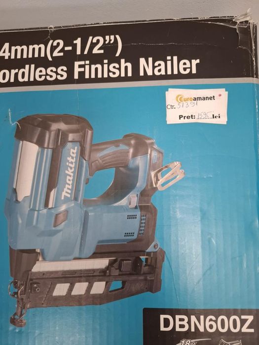 Makita DBN600Z pistol impuscat cuie cu acumulator 18V -P-