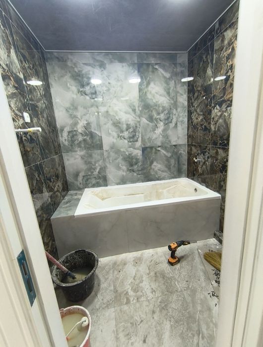 Шпаклёвка штукатурка кафель обой ламенат краска под ключ