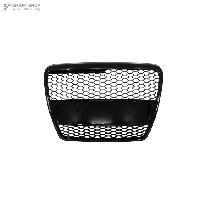 Grila Centrala Audi A6 4F C6 (2004-2007) RS Design Negru Lucios