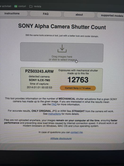 Vand camera Sony A7II 2700lei negociabil
