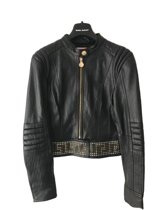 Кожено Яке H&M Versace 38 S