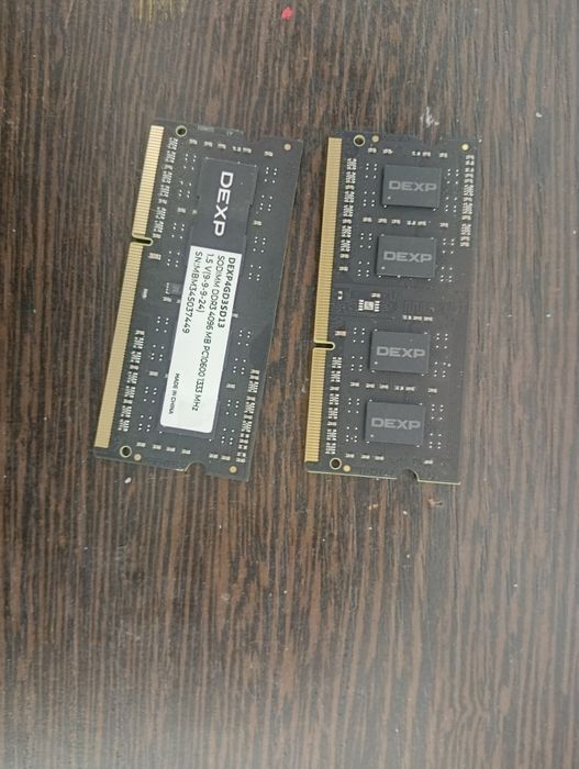 оперативная память для ноутбука
Кол-во памяти: 4096