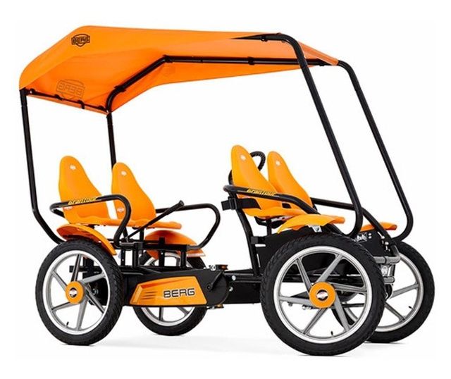 Cart/ bicicleta pentru familie, 4 locuri