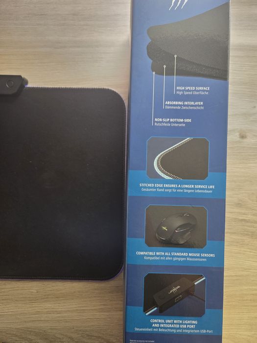 mousepad led gaming rgb