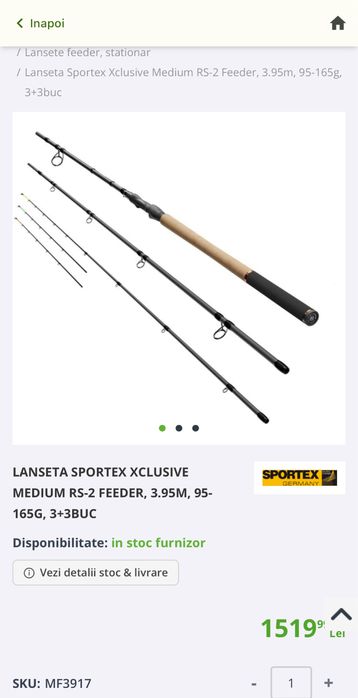 Sportex Xclusive RS-2 Medium Feeder 3.95m