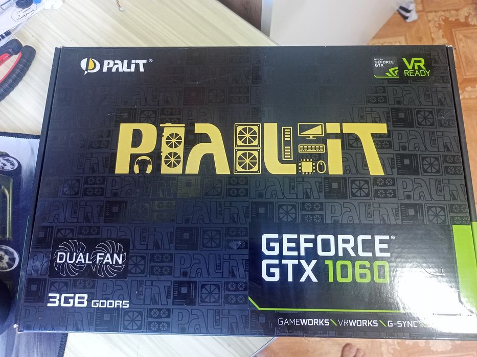 Видеокарта 1060 3 gb palit