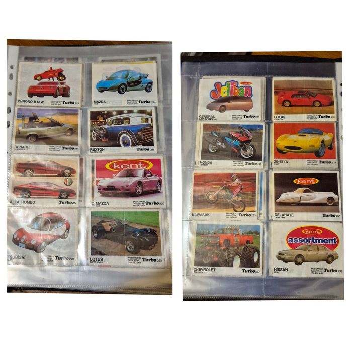 Colecție 102 surprize Turbo + 4 ambalaje