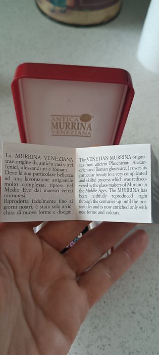 Pandantiv și cercei din sticla Murano Original
