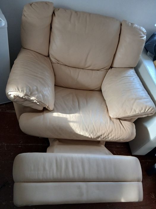 Fotoliu piele naturala impecabil