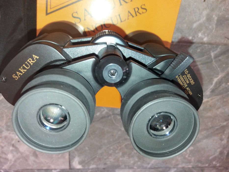 Binoclu Sakura zoom antireflex, vanatoare, pescuit, excursii, 10-90x80