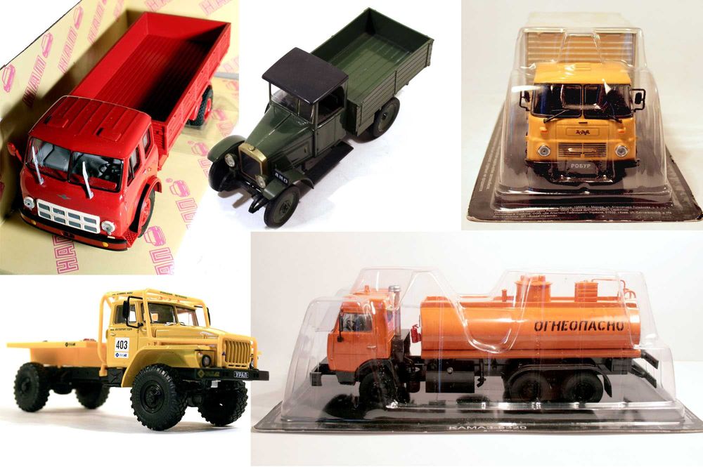 Коллекция моделей машин СССР. Модели - масштаб 1:43
