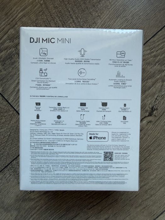 Микрофони dji mic mini