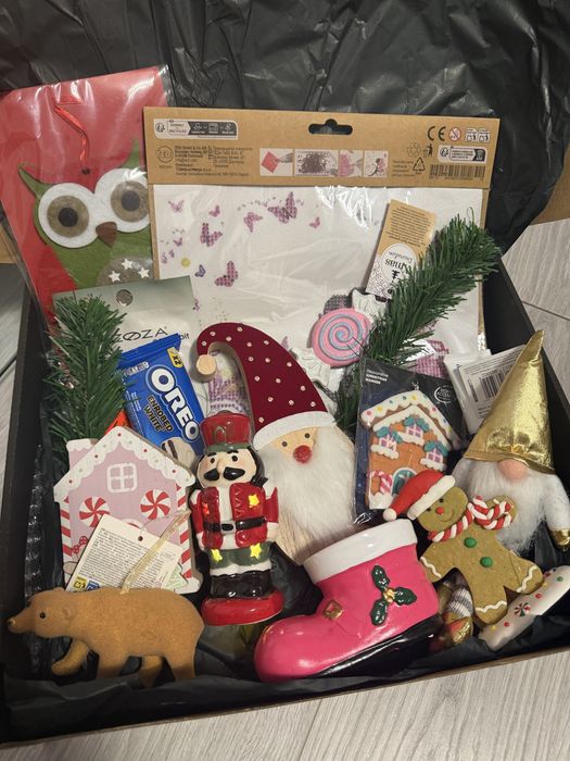 Box cadou de Secret Santa / Mos Nicolae / Craciun