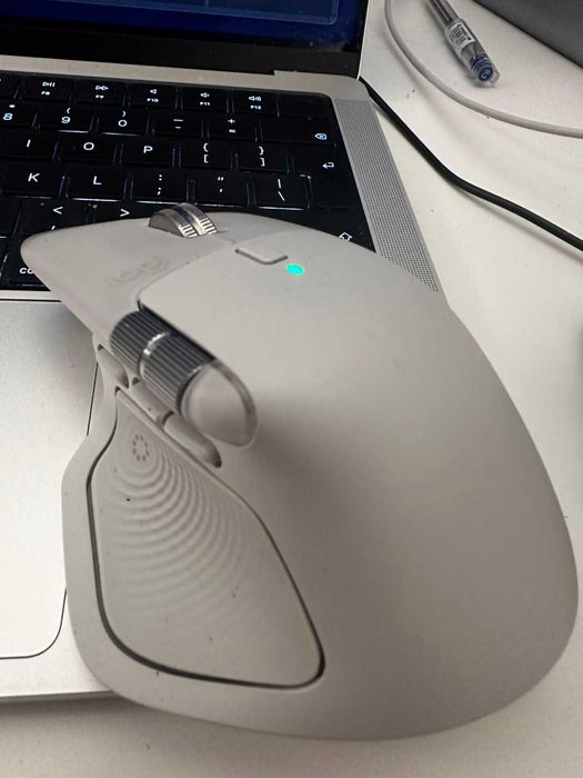 Mouse Wireless Logitech MX Master 4 for USB,, White Silver.IASI