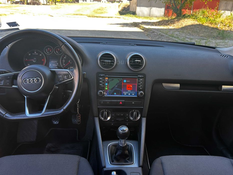 Audi A3 8P - 7" Android 15 Мултимедия Ауди А3 8П Навигация Андроид
