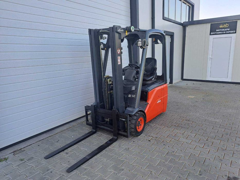 Електрокар Linde E14 - от АБ Сервиз мотокари, газокари, електрокари