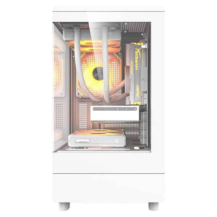' Корпус для ПК darkFlash DB330M MESH WHITE (M-ATX, Без вентиляторов)