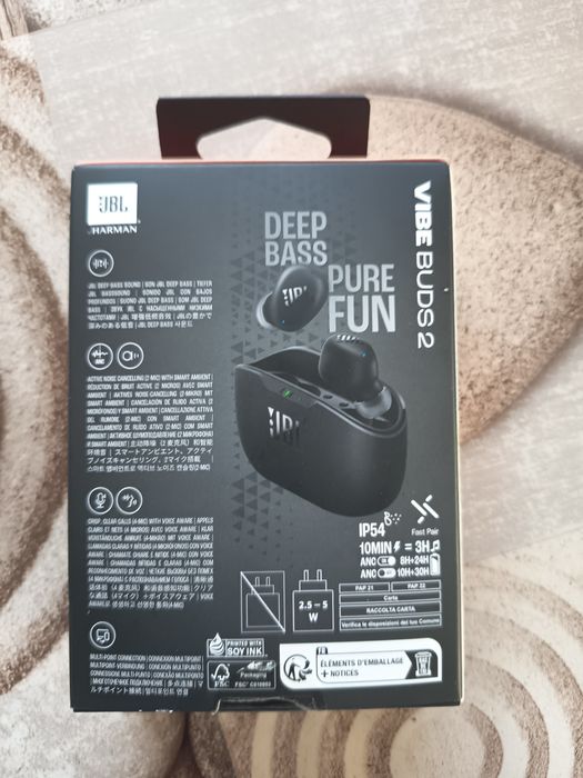 JBL Vibe Buds 2 с кутия