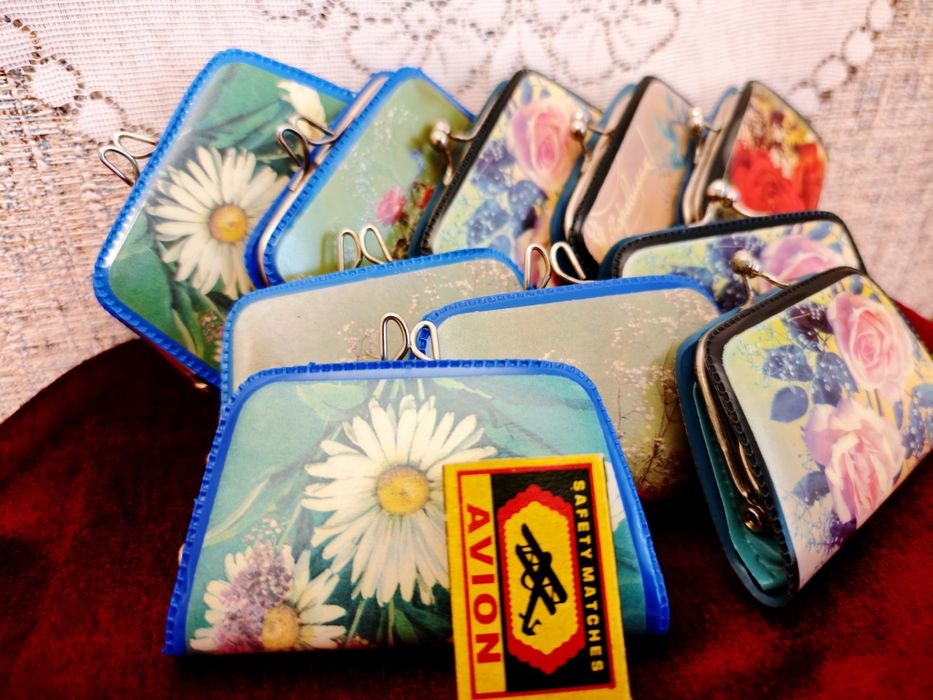 Винтажные маленькие кошелечки(СССР()для мелочи,новые