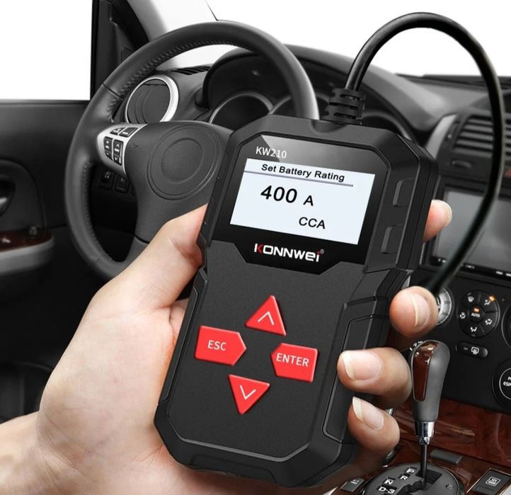 Тестер за акумулатор Konnwei 210 проверка на акумулатор тестакумулатор