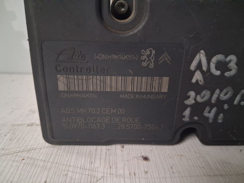 АBS блок Citroen C3 1.4i 2010г.