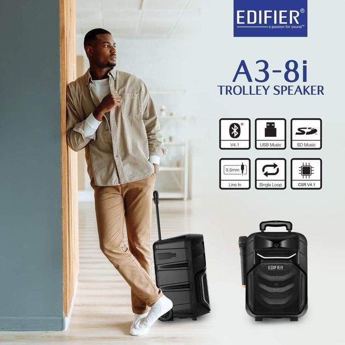 (2в1) Караоке Микрофон+Калонка Edifier A3-8S