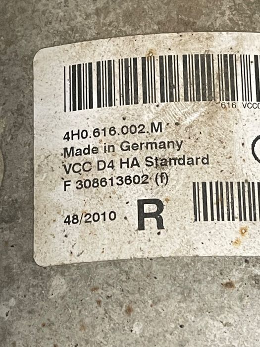 Perna De Aer Suspensie Pneumatica Dreapta Spate Audi A8 Iii 4H2, 4H8,