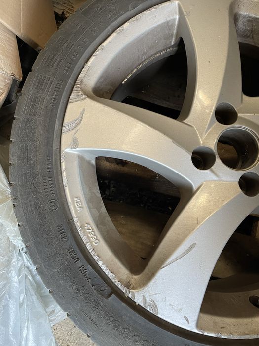 Jante aliaj 4x100 cauciucuri de vară Continental 215/45 R17