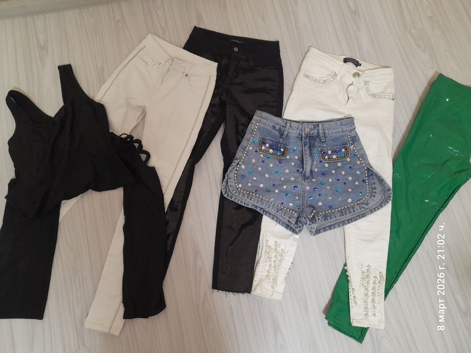 Дамски дрехи р-р S + обувки 37 номер