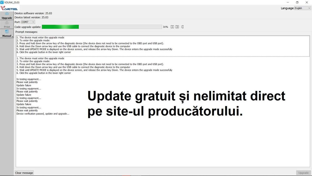 VDIAGTOOL VD30 PRO-Diagnoza Auto-Usor de Folosit-UPDATE GRATIS-NOU-W22